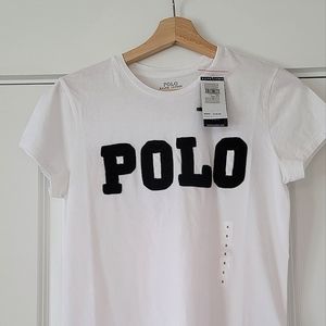 Rare Polo Ralph Lauren, Small, White Tee